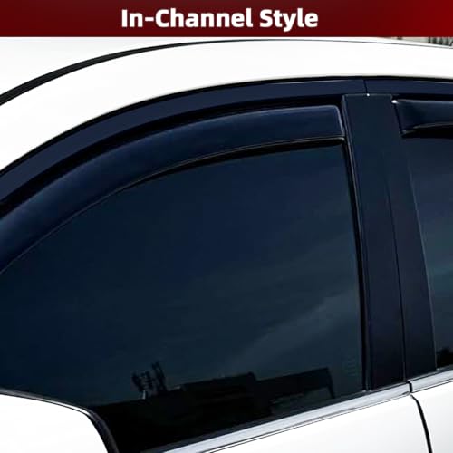 4PCS in Channel Window Rain Guards Fit for Nissan Altima 2019 (4 Count)