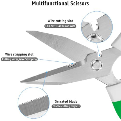 Utility Scissors All Purpose heavy duty 8