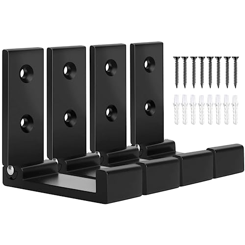 Folding Coat Hooks 4pcs Foldable Hook Wall Mounted for Hanging Coat (4 Count)