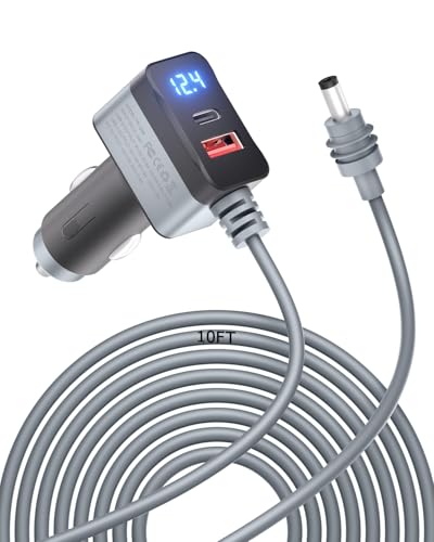 3 in 1 Starlink Mini Cable 12V Adapter 10FT Car Cigarette Lighter Adapter