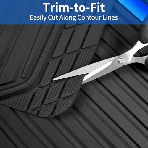 Heavy Duty Rubber Car Mats Metallic