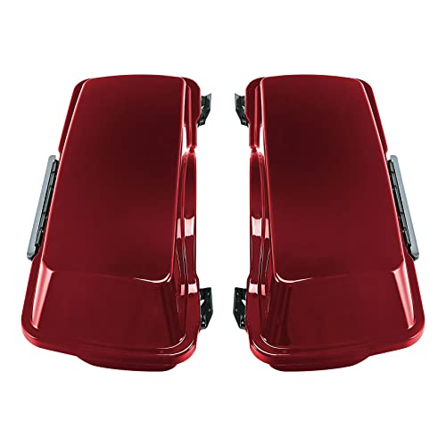 Red Hard Saddlebags Fit for Harley Touring Electra Glide Street Glide Road Glide Road King 1994 (2 Count)
