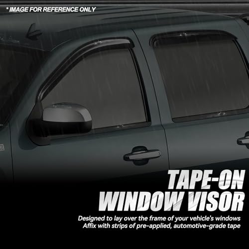 Tape On Window Visors for 2007 (4 Count)