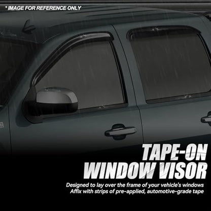Tape On Window Visors for 2007 (4 Count)