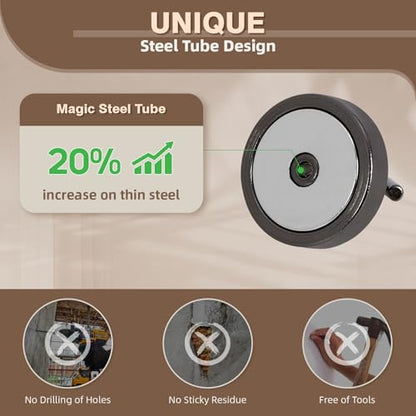 Magnetic Hooks Steel Tube Design for Cruise (10 Count)