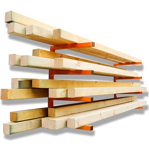 Wood Organizer and Lumber Storage Rack Wall Mount