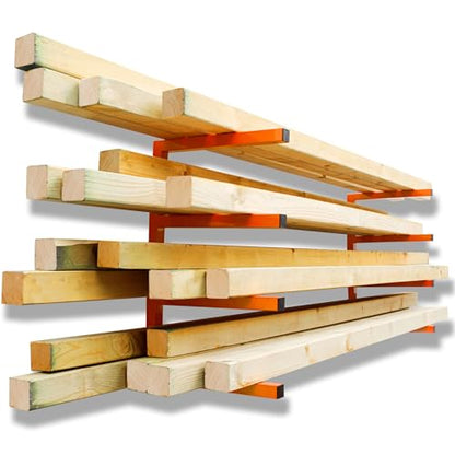 Wood Organizer and Lumber Storage Rack Wall Mount