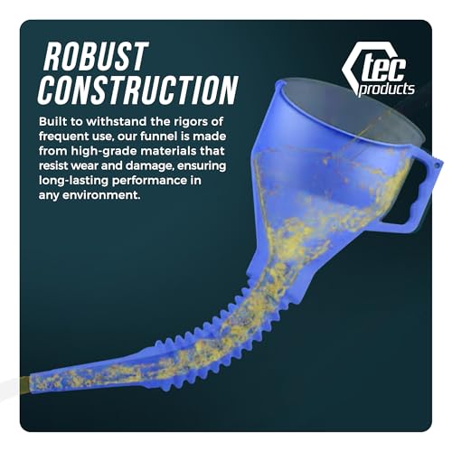 FlexAll Long Flexible Oil Change Funnels for Automotive Use