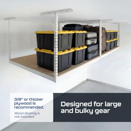 MonsterRax 4x8 Overhead Storage Rack Frame Kit