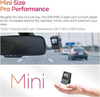 Dash Cam Front A119 Mini 2