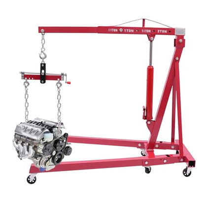 Folding Engine Crane 2 Ton with Engine Leveler