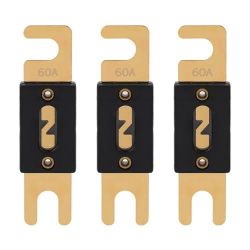 60A ANL Fuse 60 Amp Inline Blade Fuses 32V for Car Audio Inverter Automotive Stereo