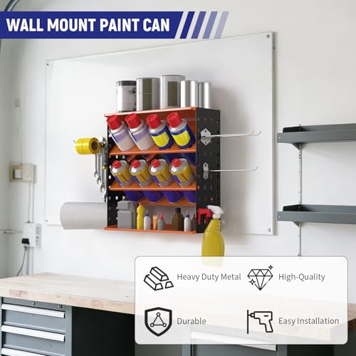 Wall Mount Spray Can Holder