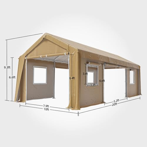 10x20FT Portable Garage