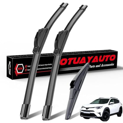 Windshield Wiper Blades Replacement for Toyota RAV4 2013 2014 2015 2016 2017 2018 All