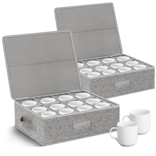 Cup Mug Storage Box (2 Count)