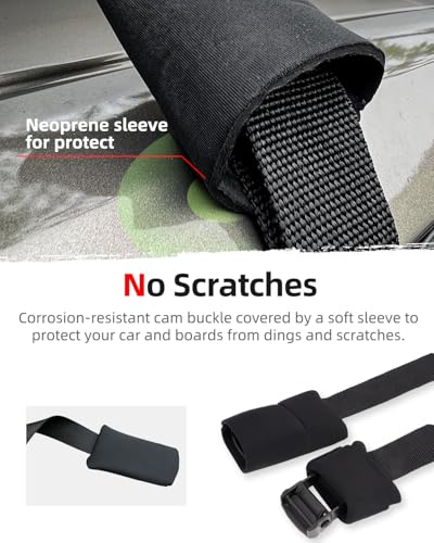 Soft Roof Rack Pads System for Surfboard