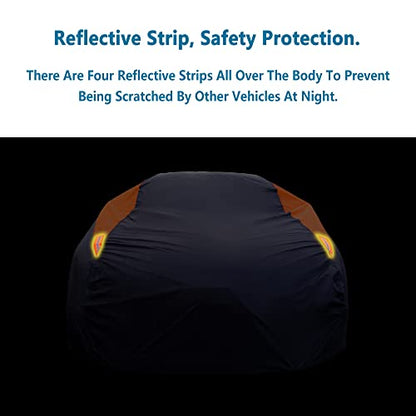 Waterproof Car Cover All Weather Snowproof UV Protection Windproof Outdoor Full car Cover