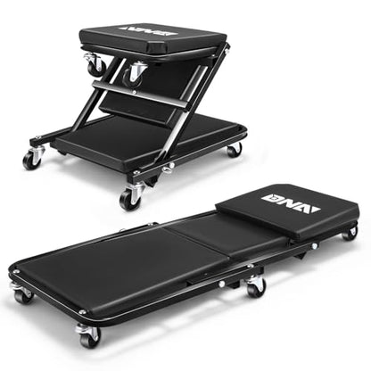 36 Inches Folding 2 in 1 Rolling Z Creeper