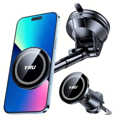 Upgrade【80+LB Super Suction】Magnetic Phone Holder Car for MagSafe Mount