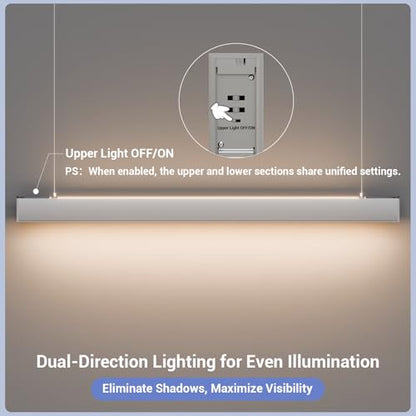 Silver 4FT 1Pack LED Linear Lights 50