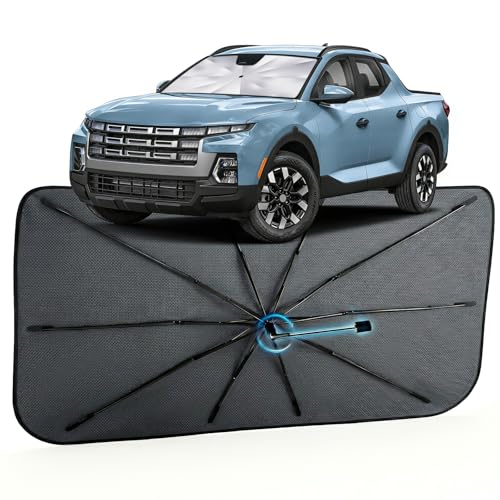 Car Windshield Sun Shade Umbrella for Hyundai Santa Cruz 2022