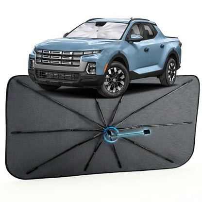 Car Windshield Sun Shade Umbrella for Hyundai Santa Cruz 2022