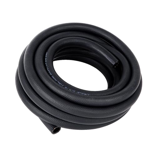 5 16" ID Fuel Hose Line Push Lock NBR Rubber SAE 30R7 300PSI 25ft (25 Foot)