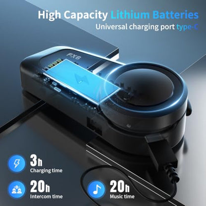 FX6 Motorcycle Bluetooth Headset
