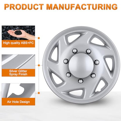 Wheel Cover Hubcaps 16 Inch for Ford Truck CEG 1998 (4 Count)