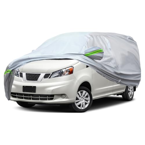 6 Layers Premium MPV Car Cover Waterproof All Weather Weatherproof UV Sun Protection Snow Dust Storm Resistant Outdoor Exterior Custom Form