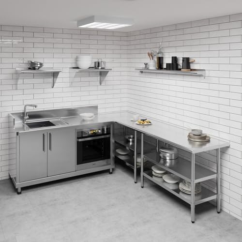 6 in. x 60 in. Stainless Steel Wall Mount Shelf