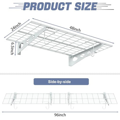 2 Pack Garage Wall Shelves