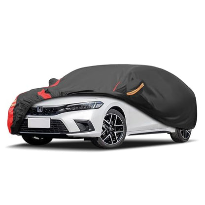 Car Cover Waterproof All Weather for Automobiles.Fit Sedan Up 186