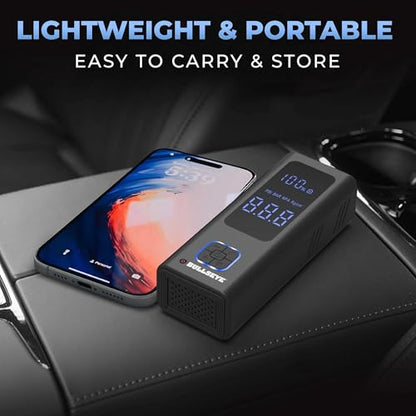 POCKET AIR PRO Tire Inflator Portable Air Compressor by Bullseye Pro for Tires