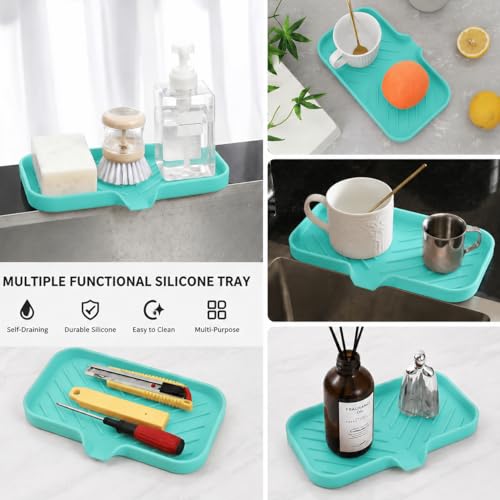 Silicone Soap Dish with Drain Spout