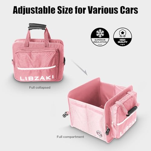 LIBZAKI Car Trunk Storage Organizer