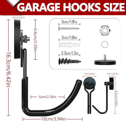 Heavy Duty Magnetic Hooks (2 Count)