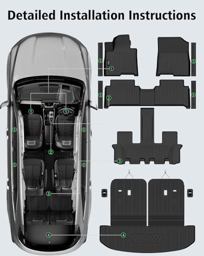 Floor Mats Fit for Kia Sorento Hybrid 2021 (160 Count)