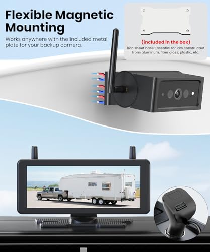 7.2 Inch Magnetic Wireless Backup Camera