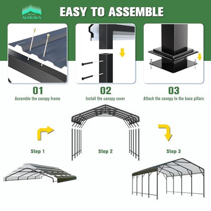 12x20 FT Metal Carport