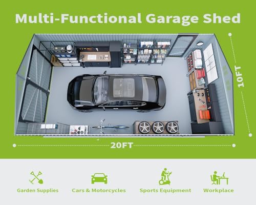 20 x 10 FT Outdoor Storage Shed