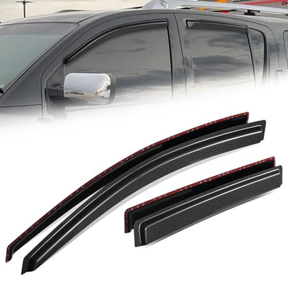 4PCS Tape On Window Visors for 2004 (4 Count)
