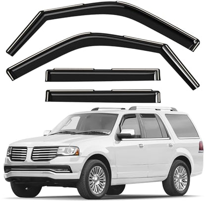 Window Deflectors Smoke Tinted in (4 Count)