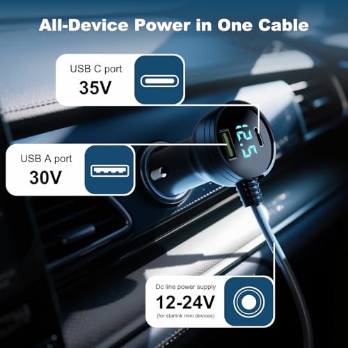 Starlink Mini Car Adapter 3M (10 Foot)