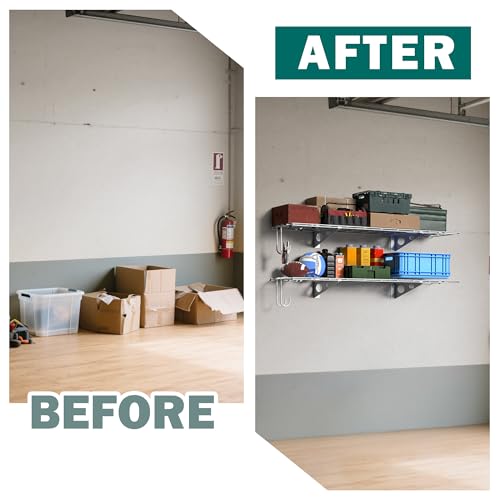 Garage Wall Shelves (2 Count)