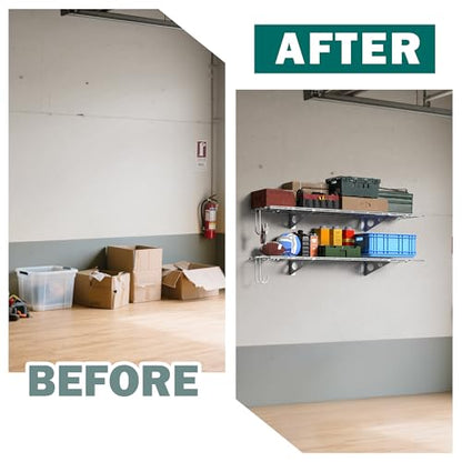 Garage Wall Shelves (2 Count)