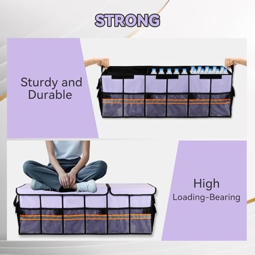 Car Trunk Organizer with Lid
