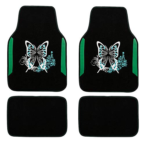 Embroidery Butterfly Car Floor Mats