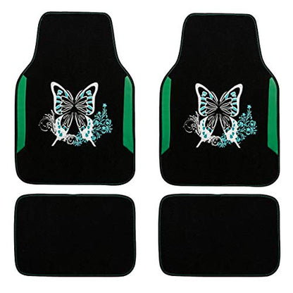 Embroidery Butterfly Car Floor Mats
